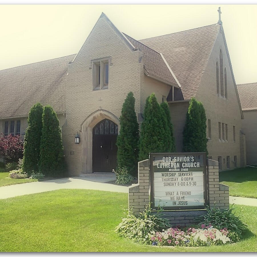 exterior of Our Savior's Lutheran Church in Sheboygan, WI